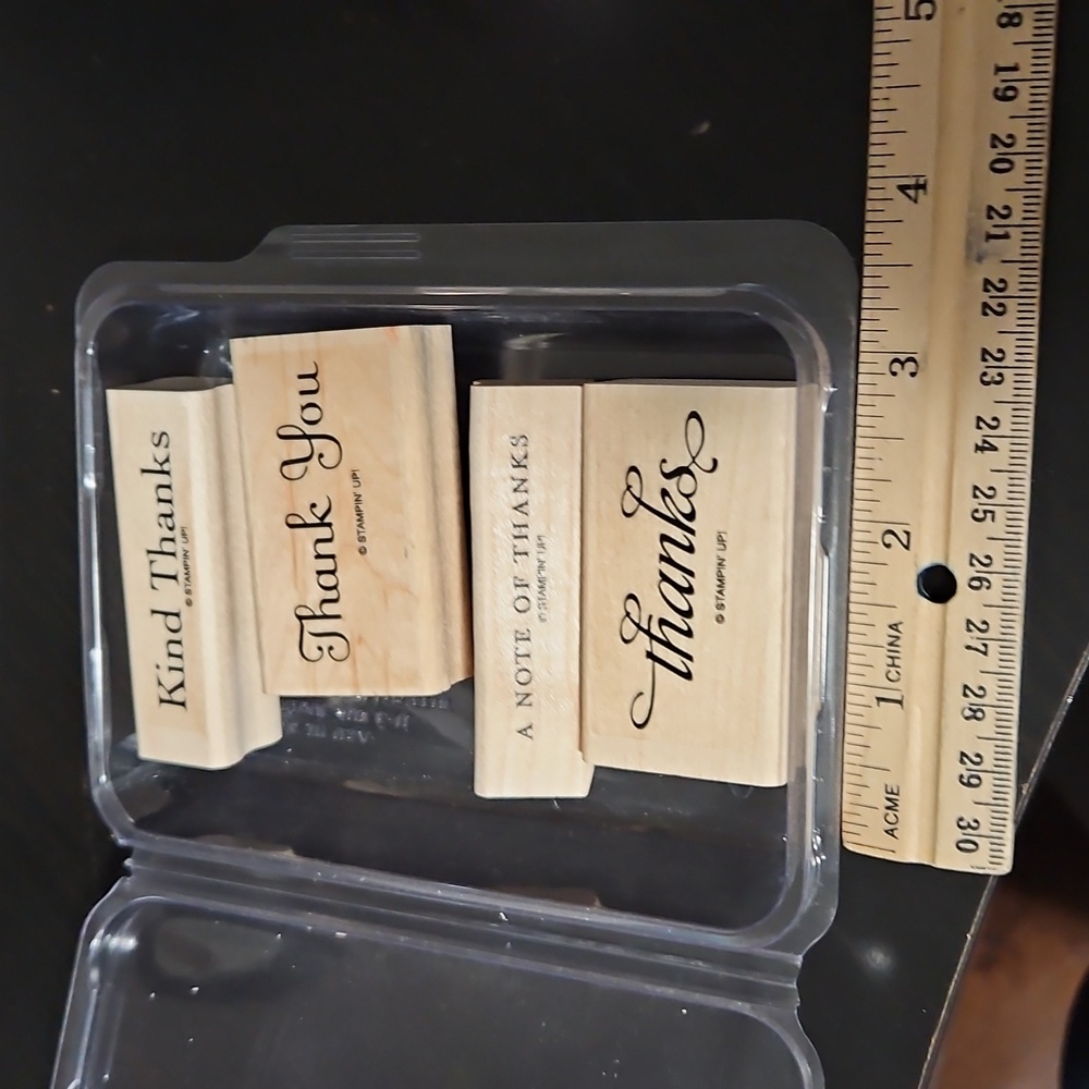 Thank You Kindly Stampin Up set of 4
